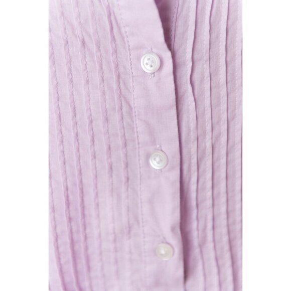 Rosie Pope Women Size M Maternity Top Pea in the Pod Pink Button Up 100% Cotton - Picture 3 of 8